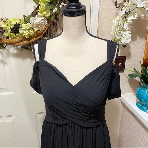 NWT AW.Bridal A-Line Off Shoulder Bridesmaid Dress - Picture 5 of 16